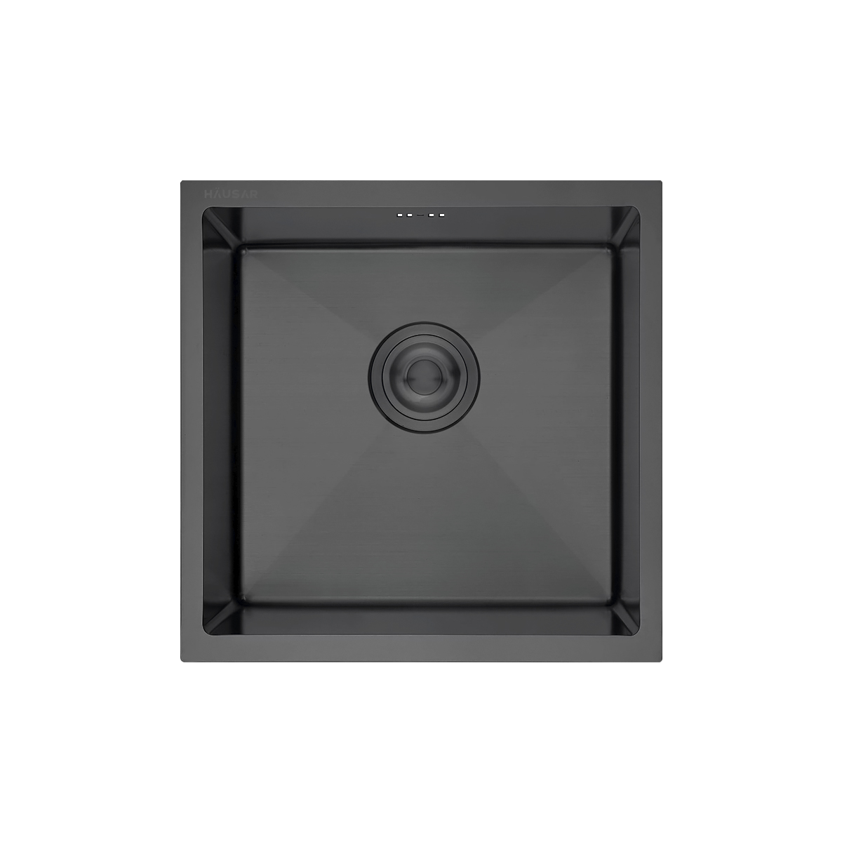 Bacha Cocina de Acero AISI 304 Hausar HM-4545 Black-Nano