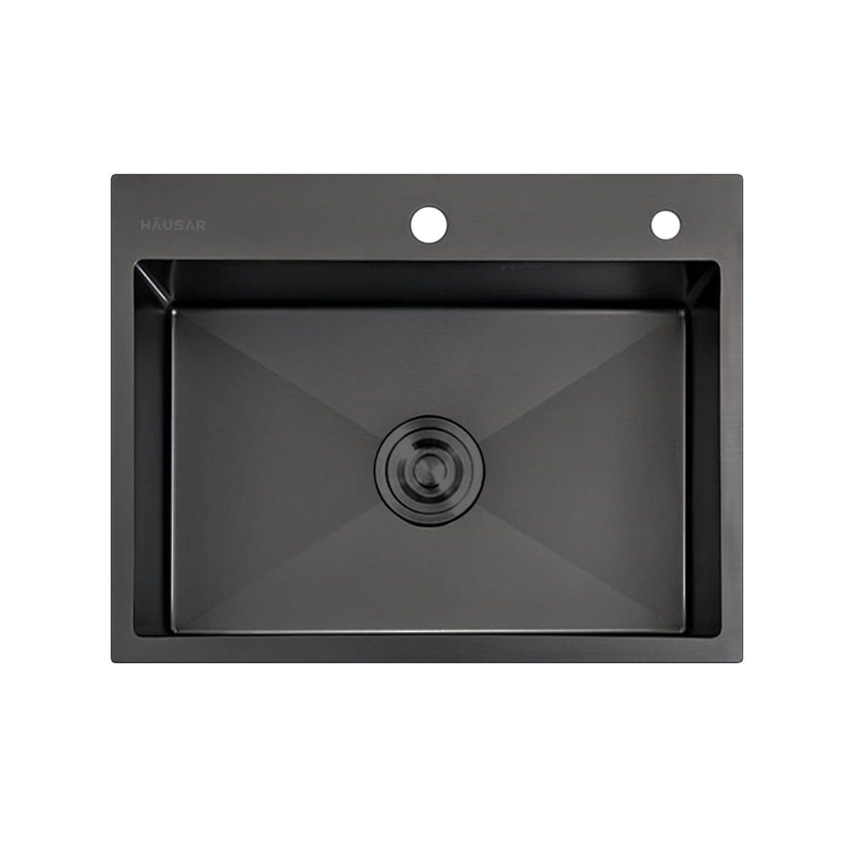 Bacha Cocina de Acero AISI 304 Hausar HM-6045 Black-Nano