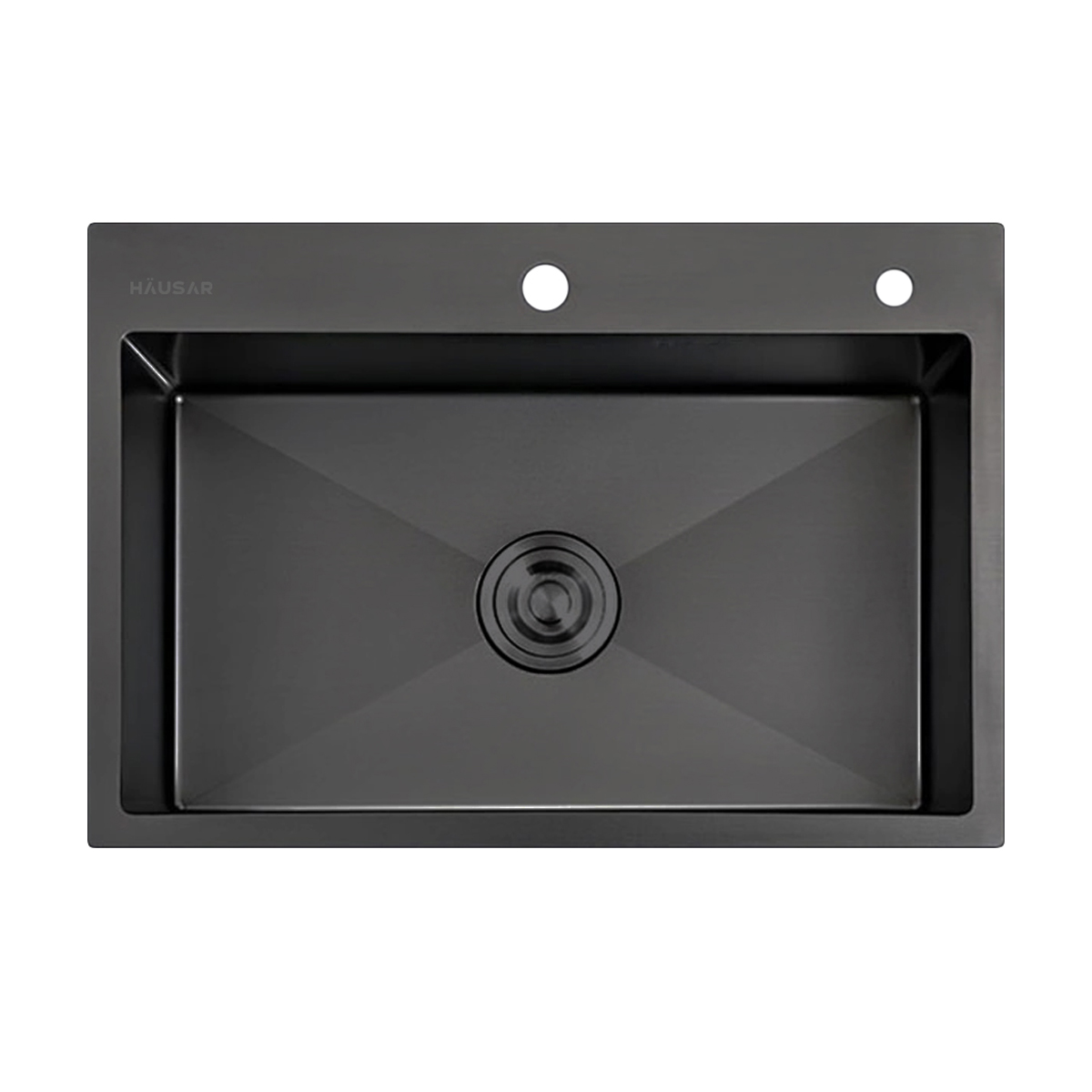 Bacha Cocina de Acero AISI 304 Hausar HM-6845 Black-Nano