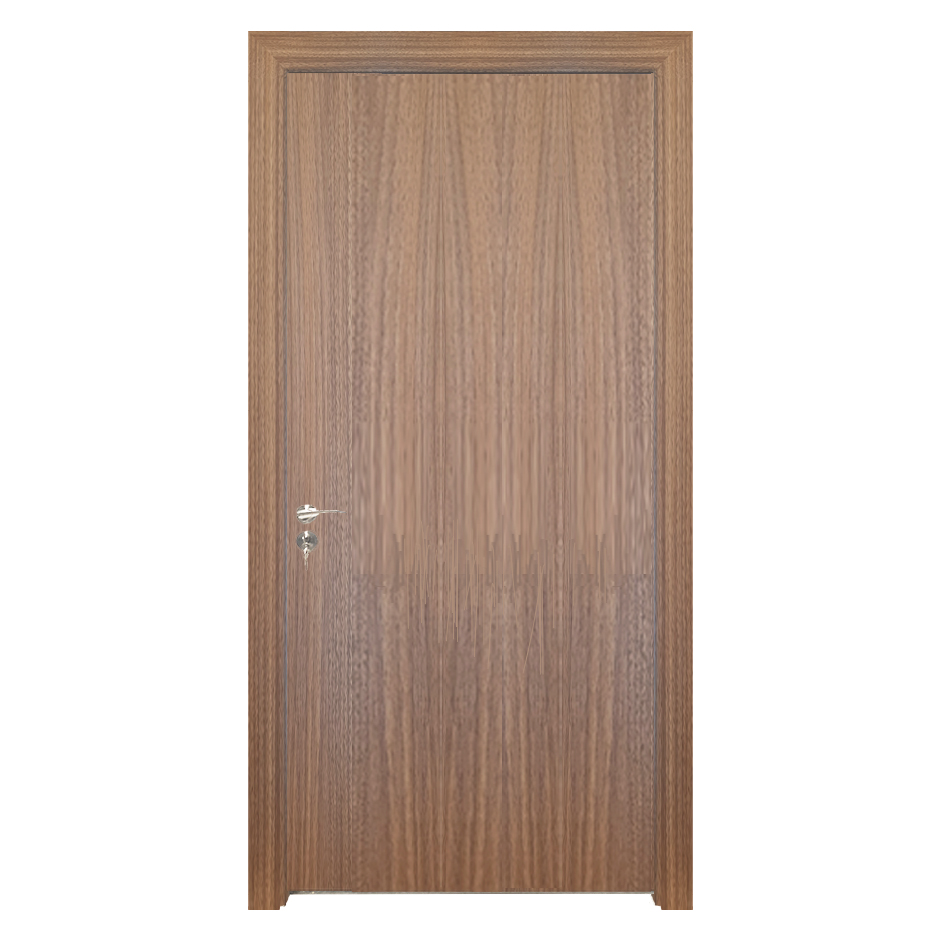 Puerta Interior Hausar de 80 con Foil de PVC Walnut (Incluye Herrajes Tipo HÄFELE)