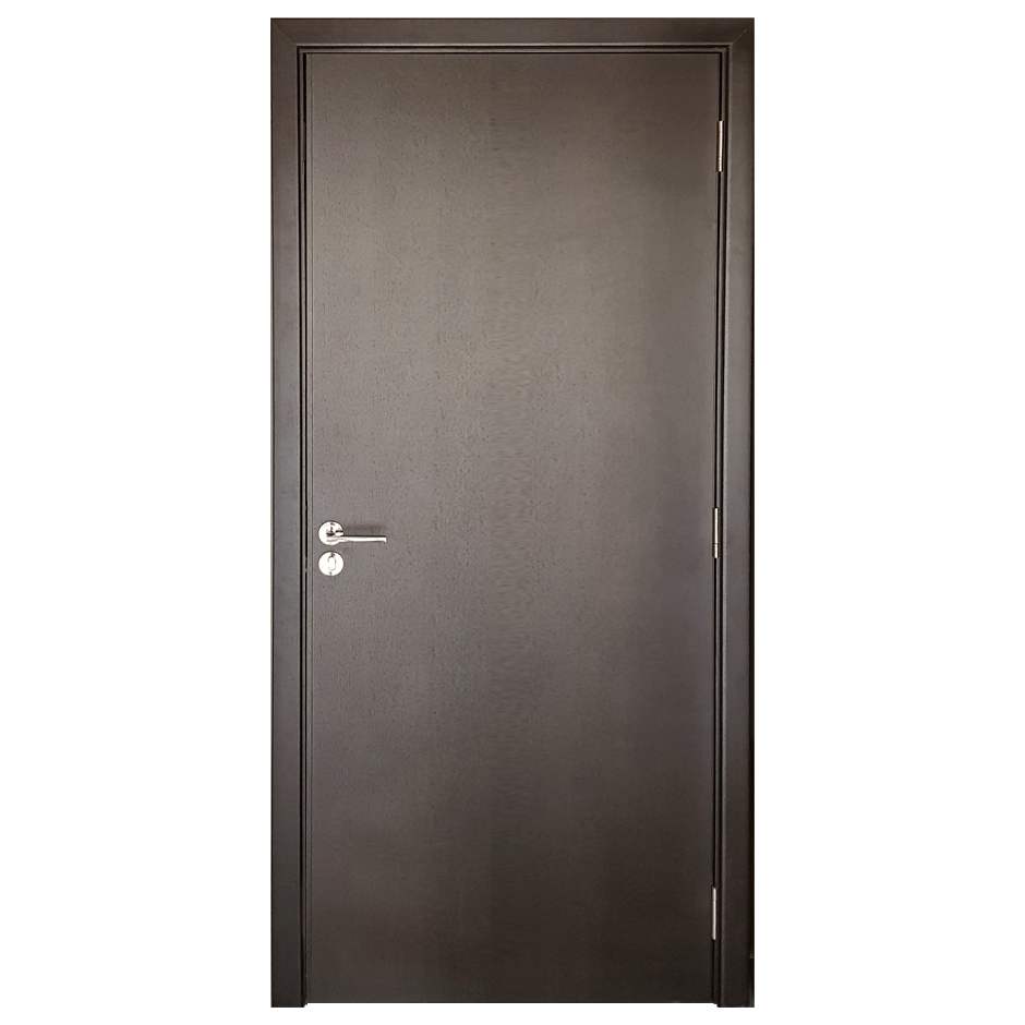 Puerta Interior Hausar de 80 con Foil de PVC Wengue (Incluye Herrajes Tipo HÄFELE)